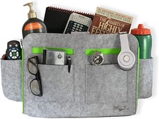 8 Pocket Youngly Bunk Bed Organizer, Bedside Caddy Hanging Storage Bag NEW