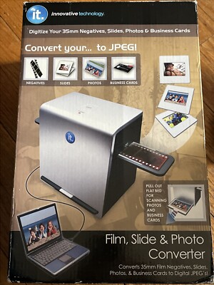 IT Innovative Technology 35mm Negative Film and Slide Converter NIB