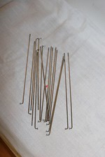 Stainless Steel Bicycle Spokes Nipples 263mm x 14ga or 2.0mm 18 qty S50