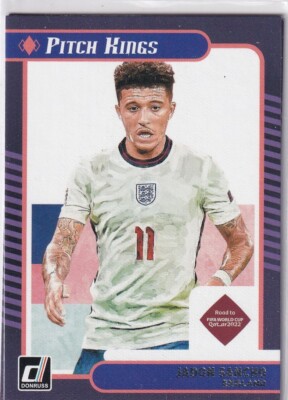 Panini Road Qatar 2021-22 Donruss Pitch Kings No 8 Jadon Sancho