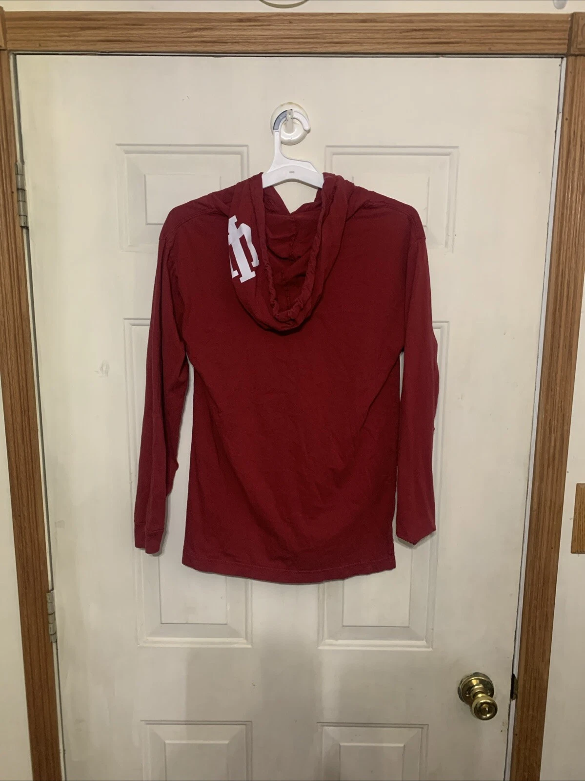 UNDERCOVER Felpa con cappuccio Victoria's Secret rosa IU Indiana Hoosiers donna taglia small