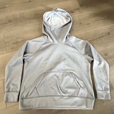 Lucy Women XL/TG Gray Kangaroo Pocket Oversized Hood Pullover Thick Cozy Active