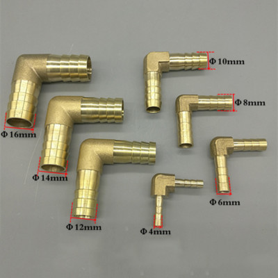 Barb Fitting Reducer Brass 90 Degree BSP Male Elbow Barb Hosetail Connector - Fuel, Gas, Air Fitting Adaptor Pneumatic Brass Elbow - Foto 6