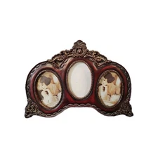 Vintage Ornate Plastic/Resin Picture Frame Table Victorian