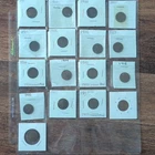Indian Head Small Cent Lot Mixed Years in 2x2 Holders Circulated Uncertified