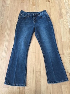 Warehouse One Bootcut Jeans Women s 31 Short Blue Stretch Denim