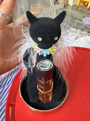 Vintage 1960 Max Factor Exuberance Parfum Cat Dome Sammlerstück