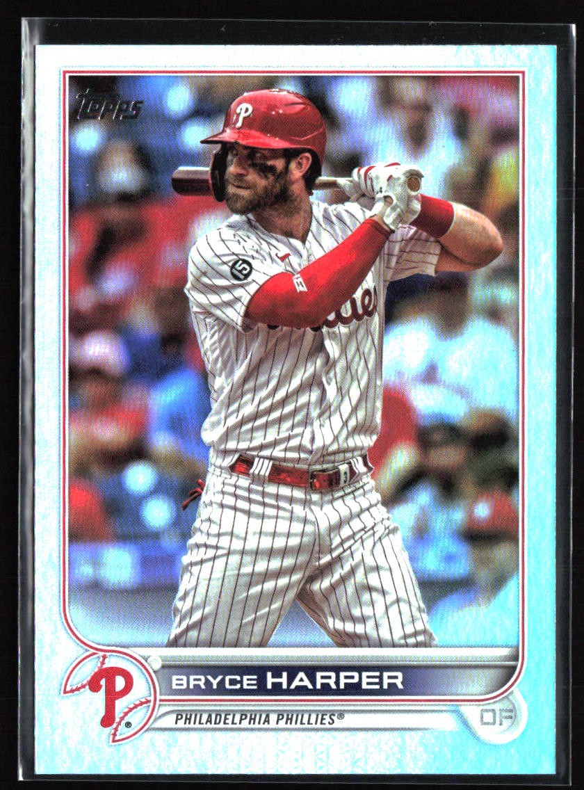 2022 Topps #250 Bryce Harper Rainbow Foil