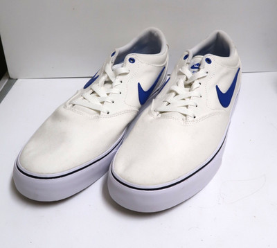 Nike Chron 2 Canvas SB White Game Royal DM3494 106 NWOB