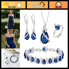 Elegant Wedding Bridal Prom Jewelry Set for Women - Bride  Bridesmaid Accessori