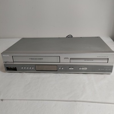 Philips DVP3150V/37 4 Head Hi-Fi VCR/DVD Combo Player No Remote TESTED & WORKS