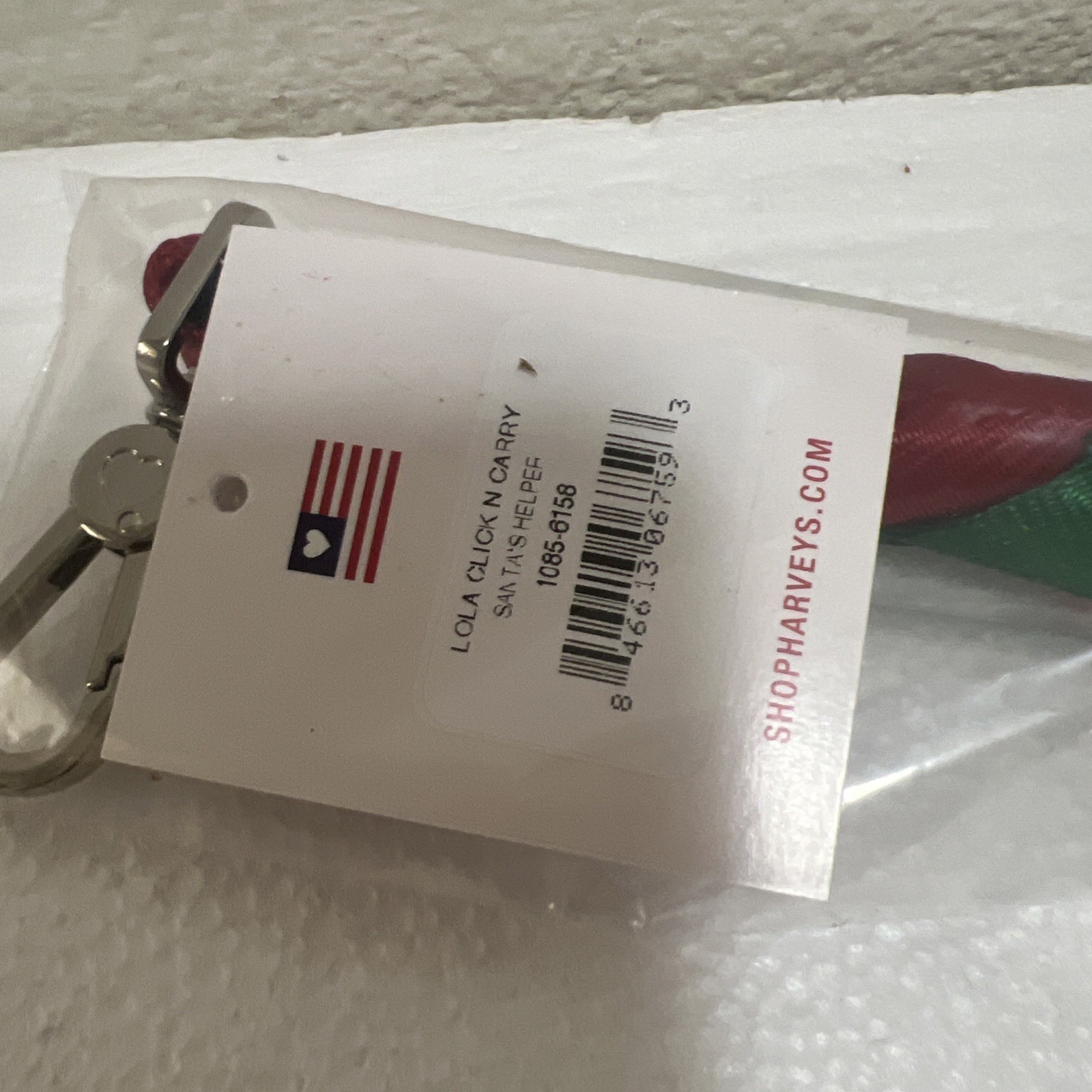 Harveys Seatbelt SANTA’S HELPER Lola CNC Click N Carry Strap- NEW