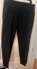 Amazon Essentials Men's Straight Fit Dress Pants Black 40x32 40W 32L Stretch