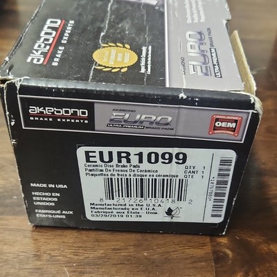 Akebono ACT1336 ProACT Ultra-Premium Ceramic Front Brake Pads Toyota Camry Lexus