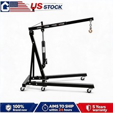 2 Ton 4400lbs Hydraulic Engine Hoist Heavy Duty Foldable Engine Shop Crane Lift 2 Ton 4400lbs Hydraulic Engine Hoist Heavy Duty Foldable Engine Shop Crane Lift