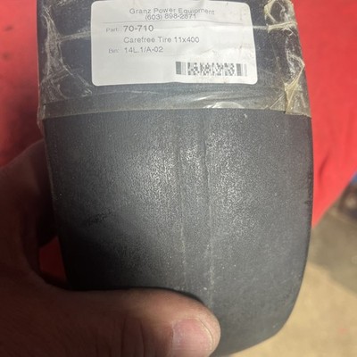 Oregon 70-710 Carefree Tire 11 x 400-5 Smooth Solid rubber tire