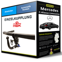 Abnehmbare AnhäNgerkupplung für Mercedes C-Klasse Limousine 07- Typ W204 Hook