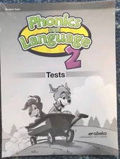 Abeka Phonics and Language 2 Test Book Tests- NEW SEALED A Beka
