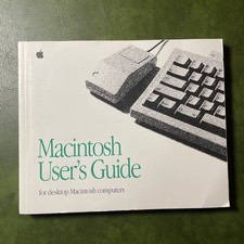 Vintage 1992 Apple Macintosh User's Guide for Desktop Computers User Manual