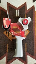Orange Adhesive Tape Packaging Gun