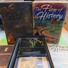 The Flow of History Deluxe Board Game - TMG - Deluxified Kickstarter Sleeved