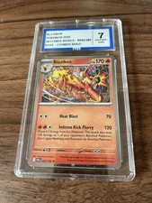 Pokémon TCG Blaziken 42 Reverse Holo Rare Card Destined Rivals 042/182 Grade 7