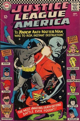 Justice League of America (1960) #  47 (1.8-GD-) Water damage & mold 1966