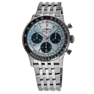 Breitling Navitimer 1 B01 Chronograph 41mm Steel Band Blue Dial AB0139241C2A1