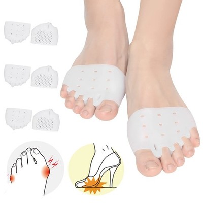 TASZOOS Toe Separators & Metatarsal Pads for Women & Men   6 Pcs Gel Toe Spac...