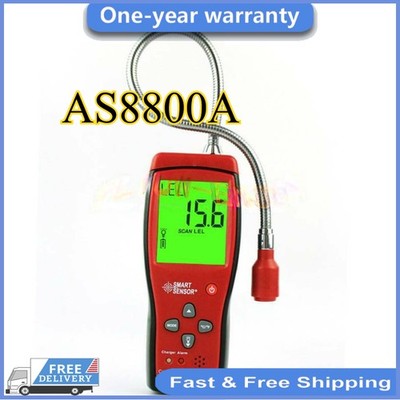 AS8800A 1PC  Smart Sensor Combustible Gas Leak Detector LCD LEL Gas Monitor