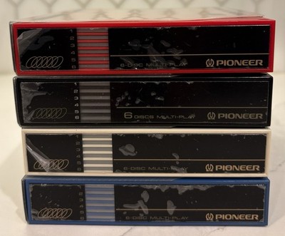 Pioneer 6-Disc CD Changer Magazine Cartridge Lot of 4 PRW-1141 Home Car Player