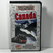 World&rsquo;s Greatest Train Ride Videos Canada VHS