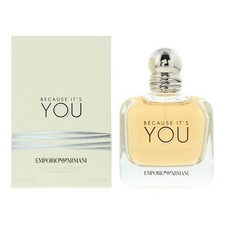 Emporio Armani Because It's You Eau de Parfum 100ml Spray Women's - NEW. EDP
