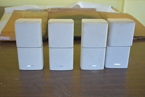 Paire D'enceintes Bose Double Cube Acoustimas - Blanc - Comme Neuves