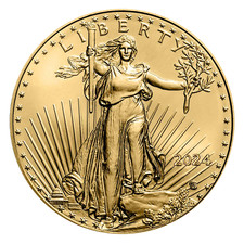 2024 $50 American Gold Eagle 1 oz Brilliant Uncirculated 4736.59 per troy oz