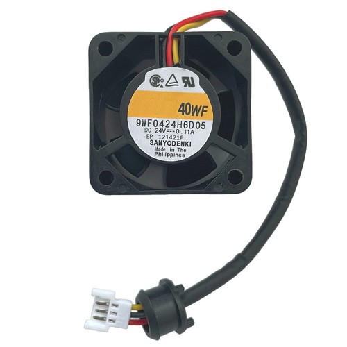 Cooling Fan For FANUC Equipment 40*20mm DC24V 0.11A 9WF0424H6D05 For SANYO 3Pin - 第 1/1 張圖片