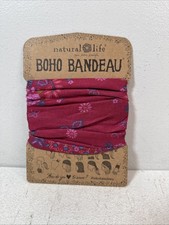 Natural Life Boho Bandeau - NEW - Merlot Floral