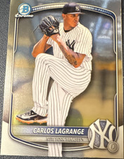 Topps Bowman Draft Chrome Prospects Carlos Lagrange #BDC-132 Yankees 2025