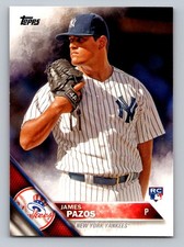 2016 Topps #365 James Pazos Near Mint or Better Rookie