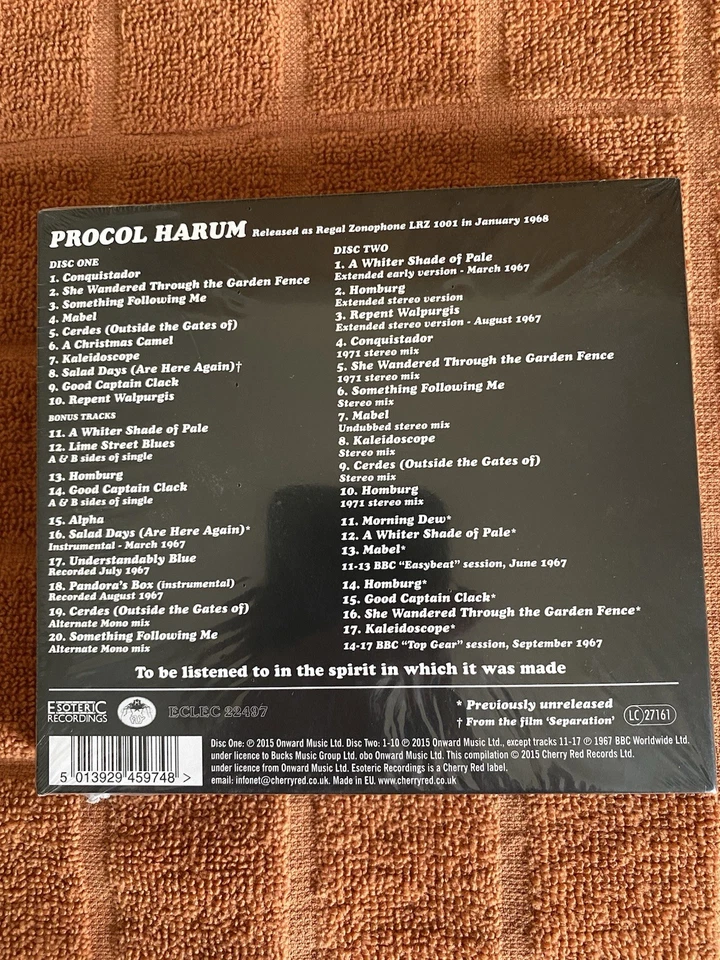 PROCOL HARUM [DELUXE EDITION] [2 CD] [DIGIPAK] SEALED - Image 2 of 2