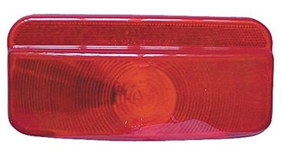 Tail Light Lens Red Replacement Compact Trailer Marker Cover