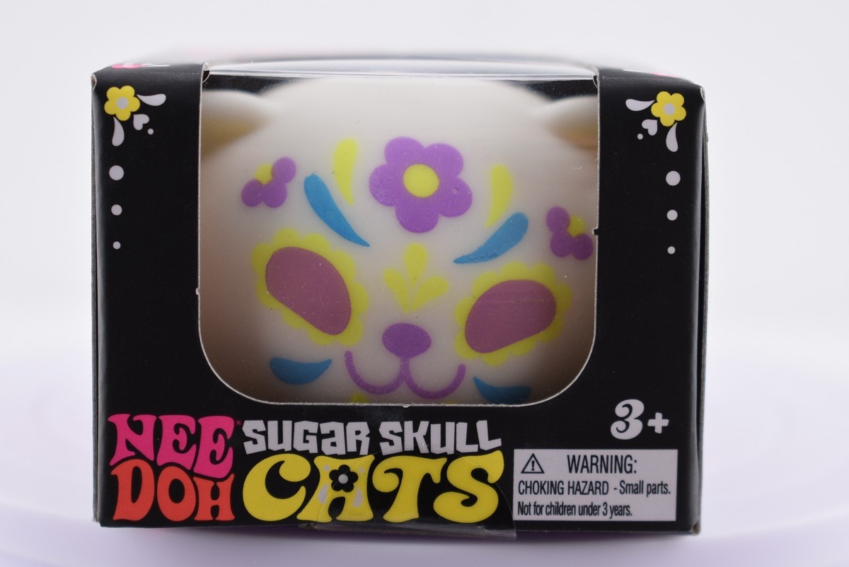 NeeDoh Sugar Skull Cool Cats Sensory Squeeze Toy Purple NIB | eBay