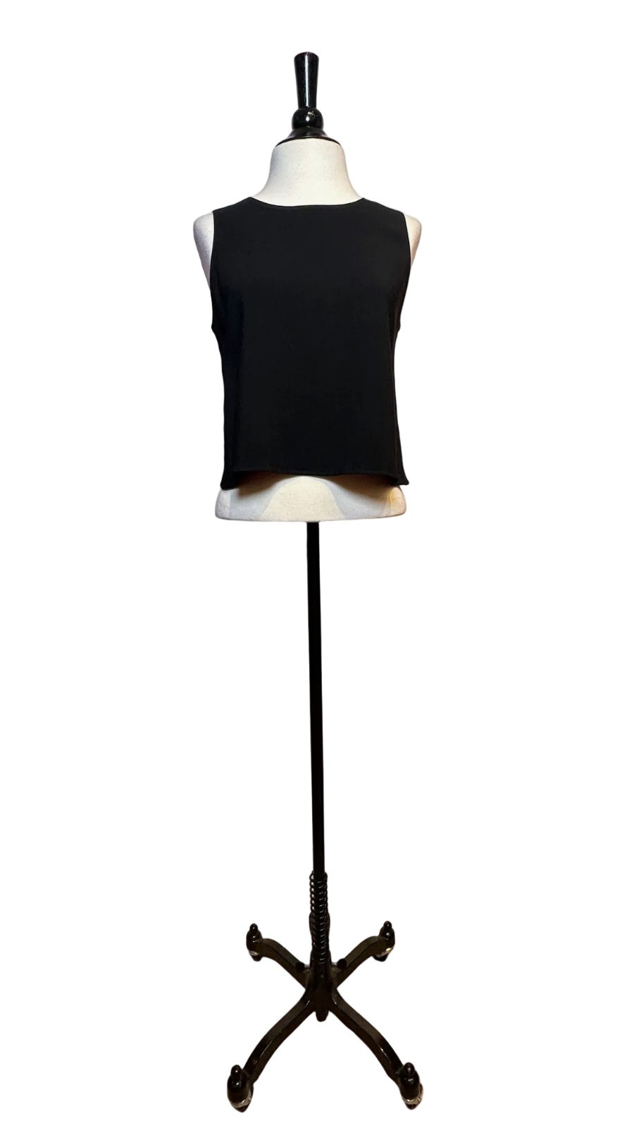 THE ROW - Black Sleeveless Top - S