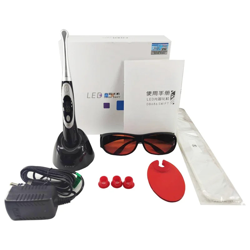 COXO DB686 Wireless LED Dental Curing Light for Swift UV Light Cure