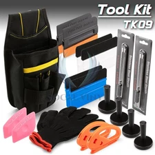 Fancy Vehicle Wrap Vinyl Tools Kit Scratchfree Squeegee Razor Gloves Magnets 09