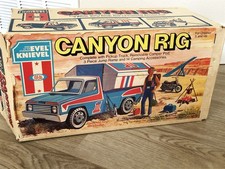 1970s IDEAL EVEL KNIEVEL CANYON RIG SET IN ORIGINAL BOX