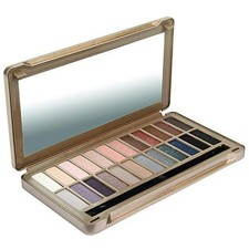 BYS Nude Exposed Eyeshadow Palette, 24 Colors in Tin Kit with Mirror - Highly
