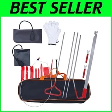 Durable 18-Piece Car Maintenance Kit with Carrying Bag for On-the-Go Fixes