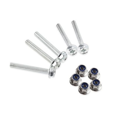 Für Heimwerker Reparaturen Sicherungsmuttern Set 1,0 mm Steigung 14,2 mm Flanschdurchmesser 6 mm Gewindegröße