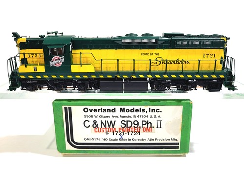 Overland OMI C&NW SD9 Ph. II Chicago & Northwestern #1721 HO modelo de latón #5174.1 | Zustand: Used